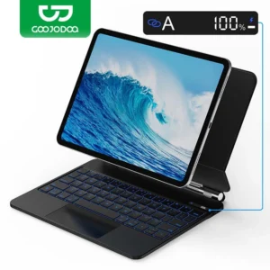 GOOJODOQ คีย์บอร์ด Thai พร้อมหน้าจอ LCD สําหรับ iPad Pro 11 Pro 12.9 Pro13 2025 10.9 Air 6/7/8 11inch 13inch